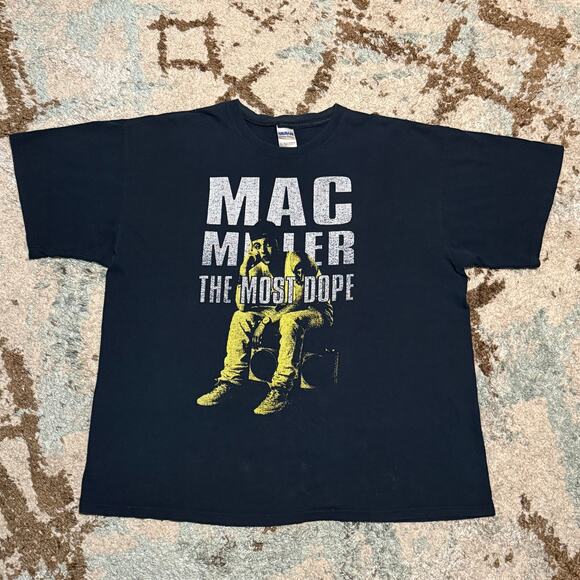 Mac Miller The Most Dope Shirt Size XL 2012 Back Hit RARE - Picture 1 of 9